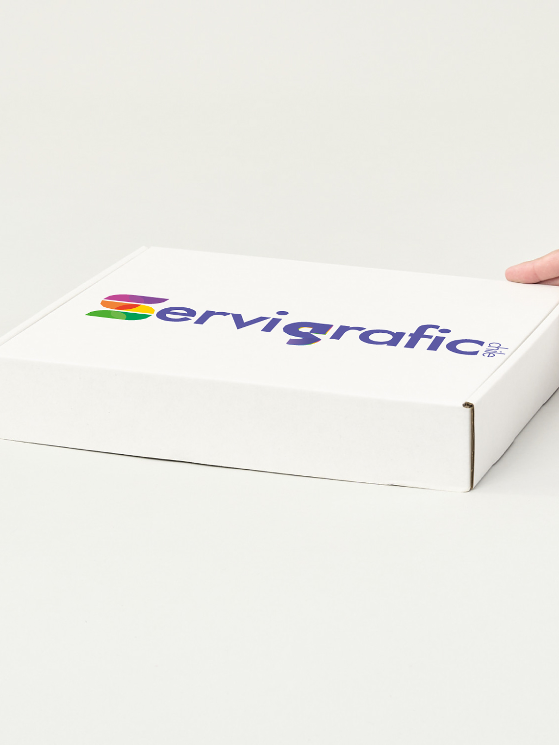 CAJA AUTOARMABLE 30X21,5X5 BLANCA 1