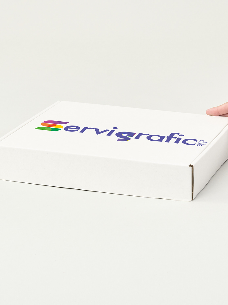 CAJA AUTOARMABLE 30X21,5X5 BLANCA 1