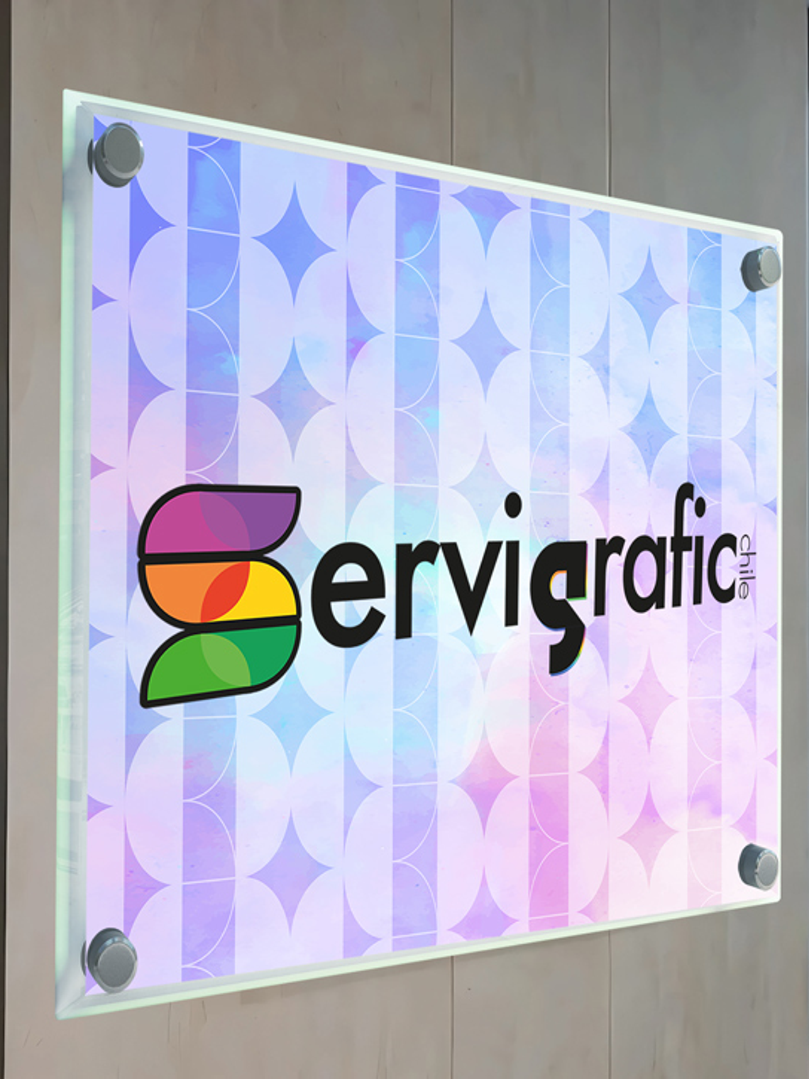 PORTAGRÁFICAS DE ACRÍLICO MURO PARA INTERIORES 1
