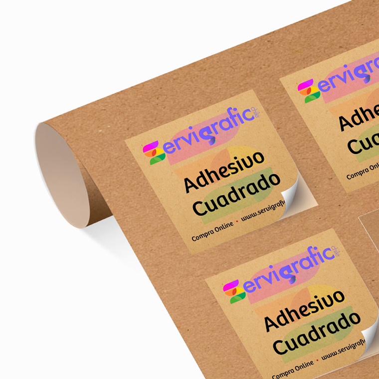 STICKERS KRAFT CUADRADOS 1