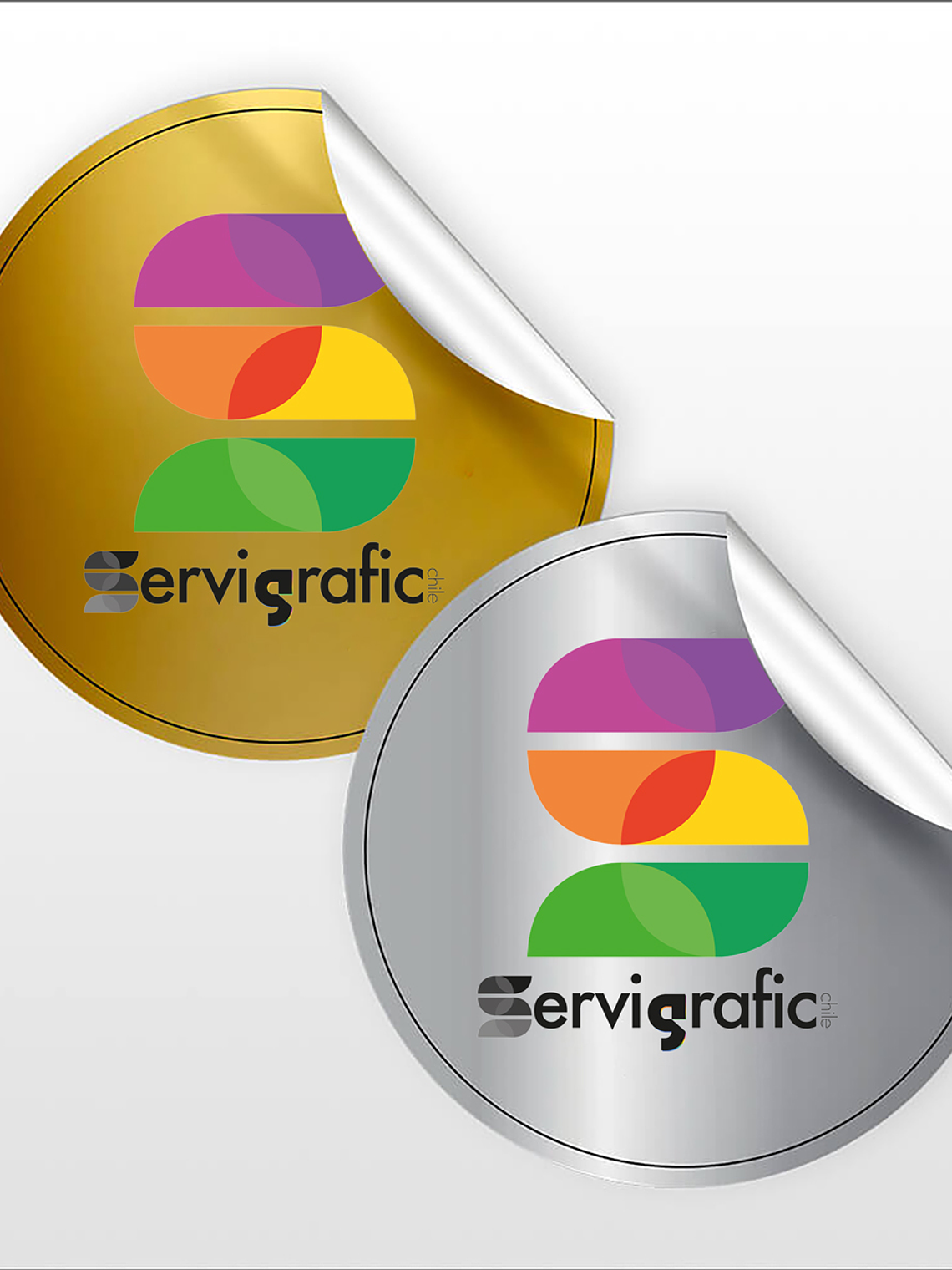 STICKERS METALIZADOS CIRCULARES 1