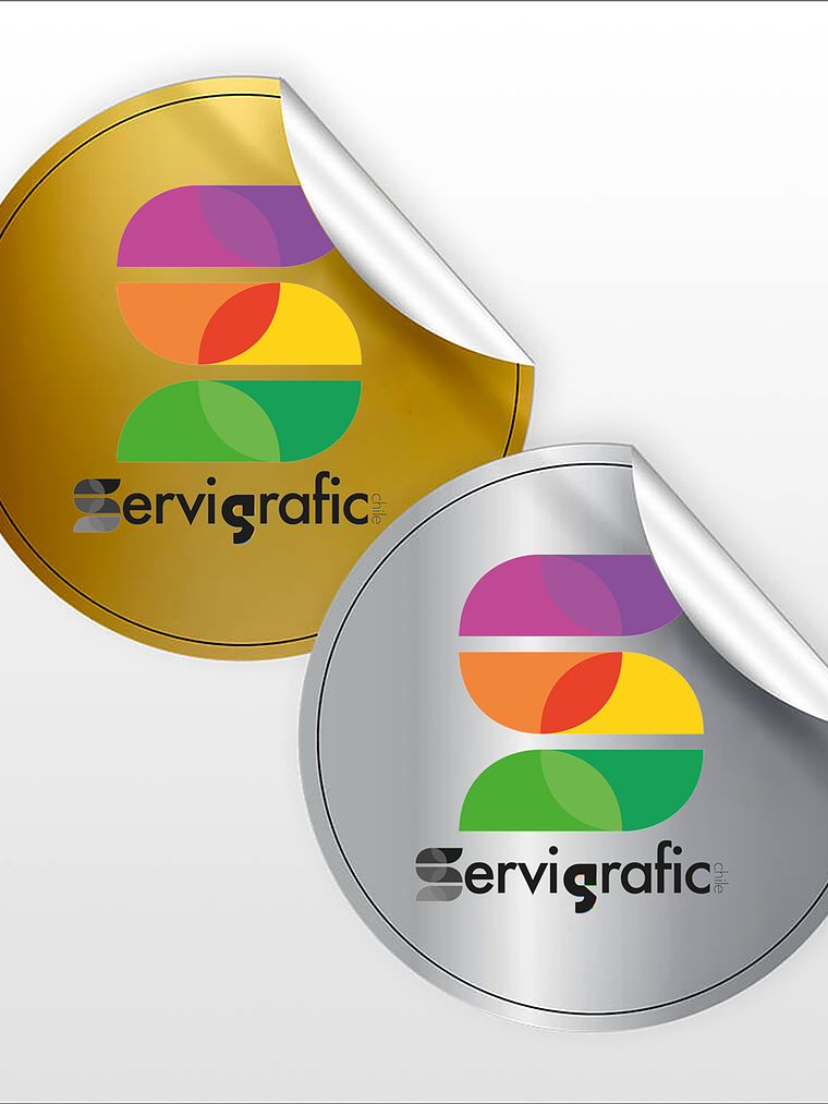 STICKERS METALIZADOS CIRCULARES 1