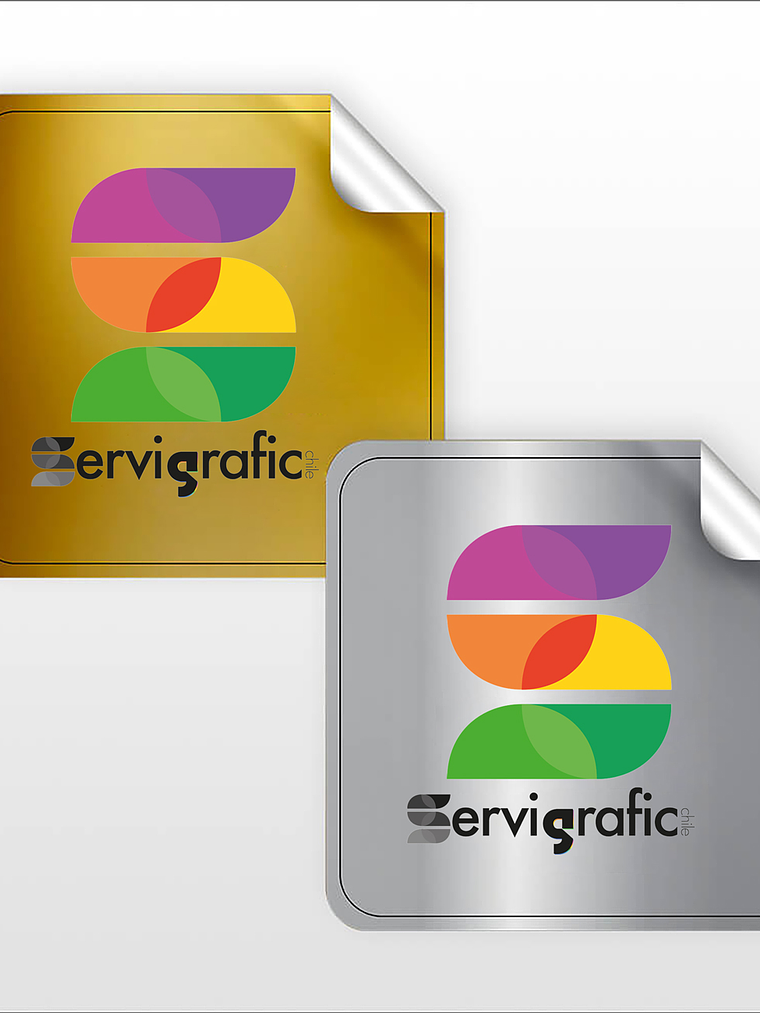 STICKERS METALIZADOS CUADRADOS 1