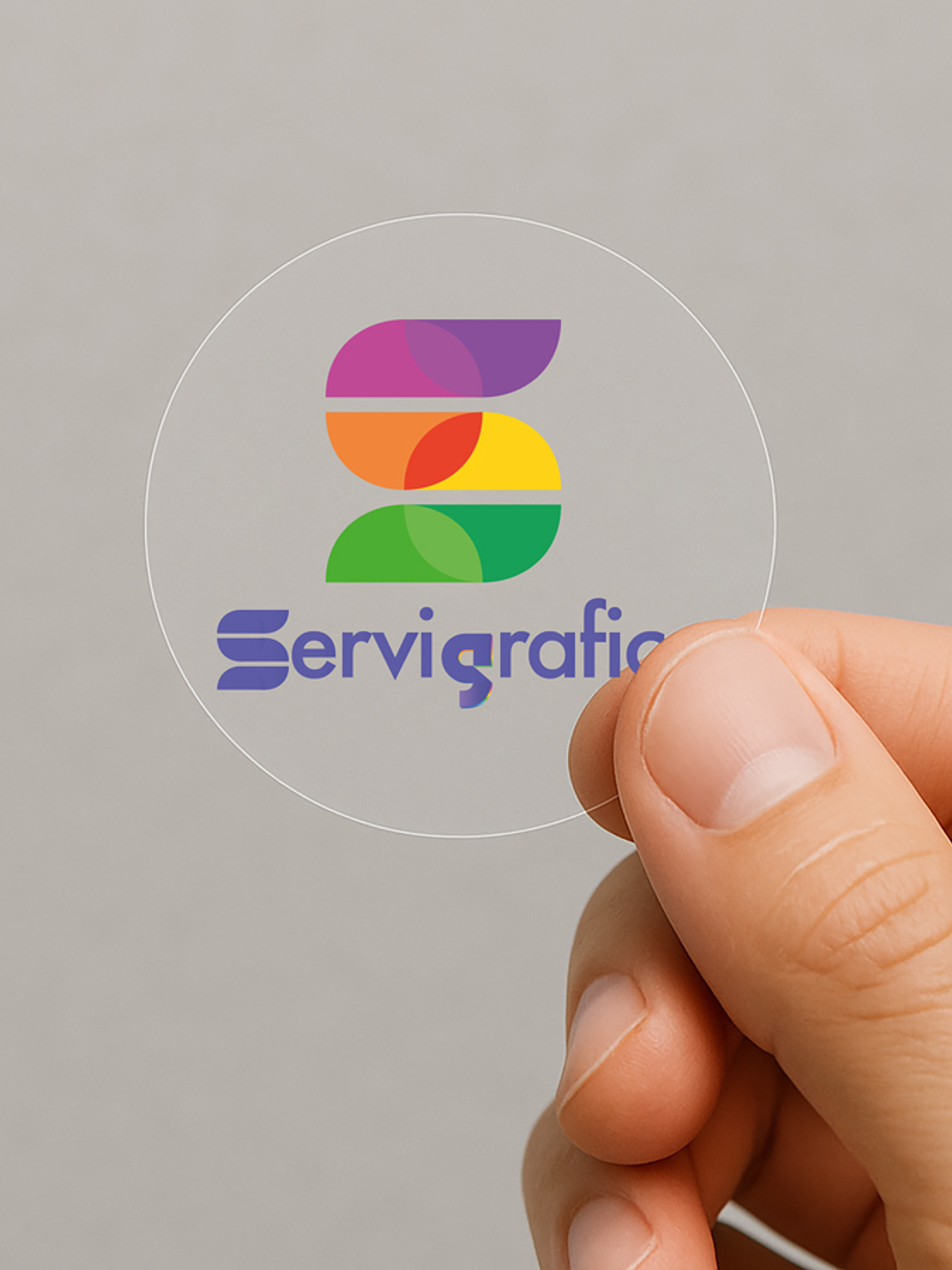 STICKERS TRANSPARENTE CIRCULAR 1