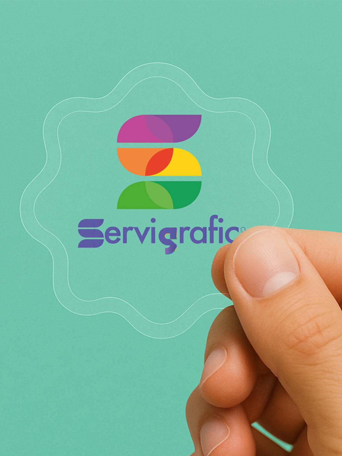 STICKERS TRANSPARENTE PERSONALIZADO 1