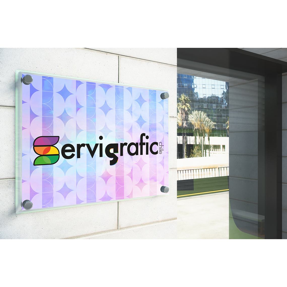 PORTAGRÁFICAS DE ACRÍLICO MURO PARA EXTERIORES 1