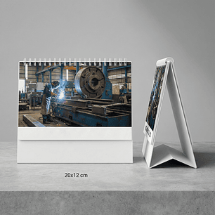 CALENDARIO ESCRITORIO CON LÁMINAS 20X12