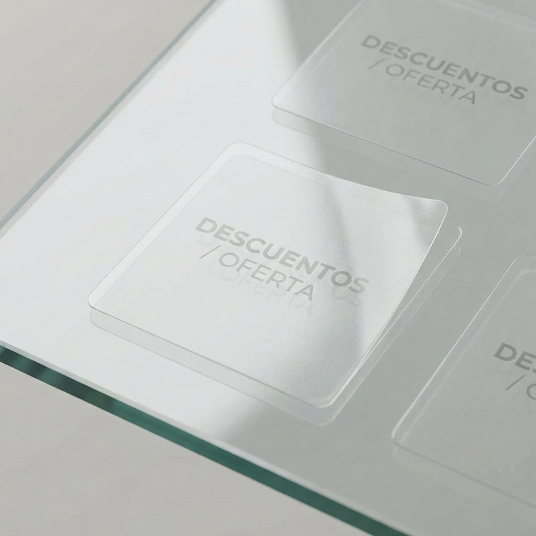 STICKERS TRANSPARENTE CUADRADA 1