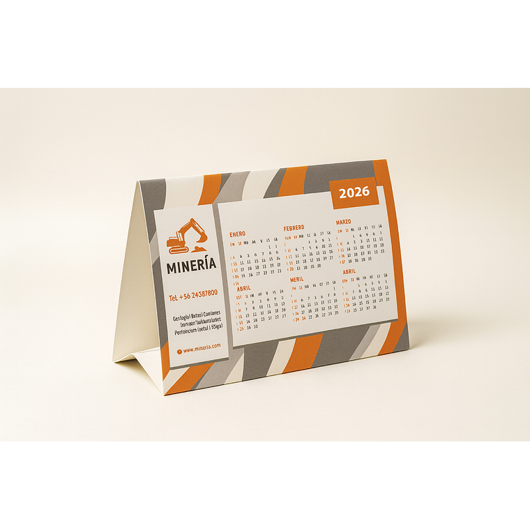 CALENDARIO ESCRITORIO TRIANGULAR 2