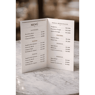 MENU DIPTICO (28X22)