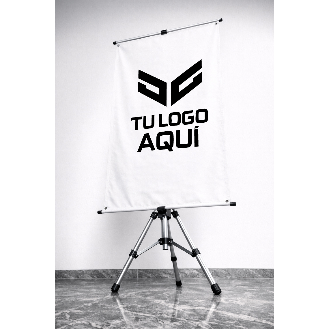 PENDÓN ATRIL TRIPODE TELA PVC 2