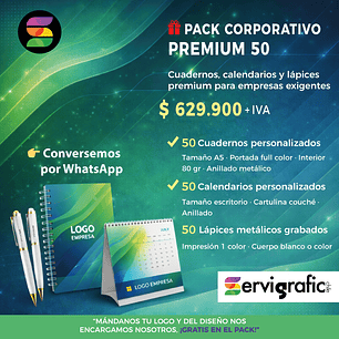 PACK CORPORATIVO PREMIUM 50