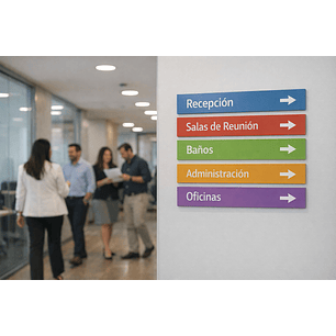 LETREROS DIRECCIONALES INTERIORES