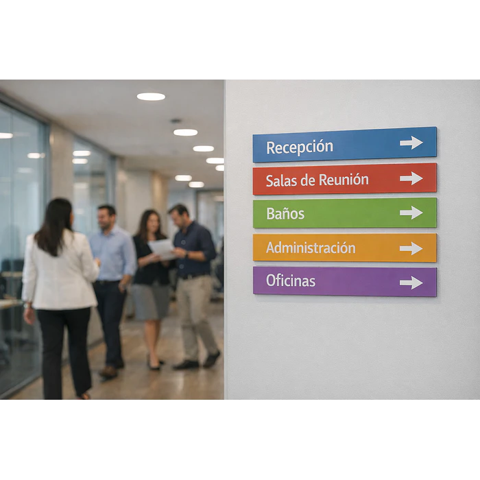 LETREROS DIRECCIONALES INTERIORES