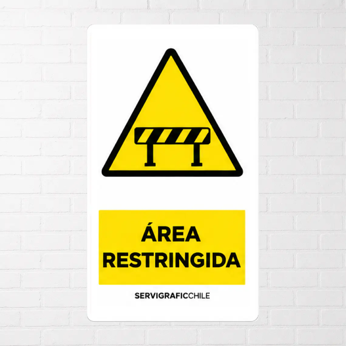 Señalética Area Restringida 1