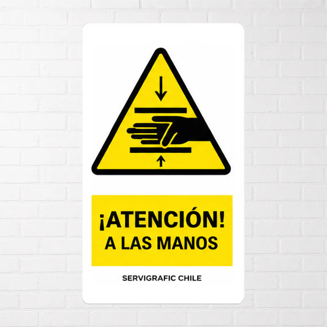 Señalética Atención a las Manos 1