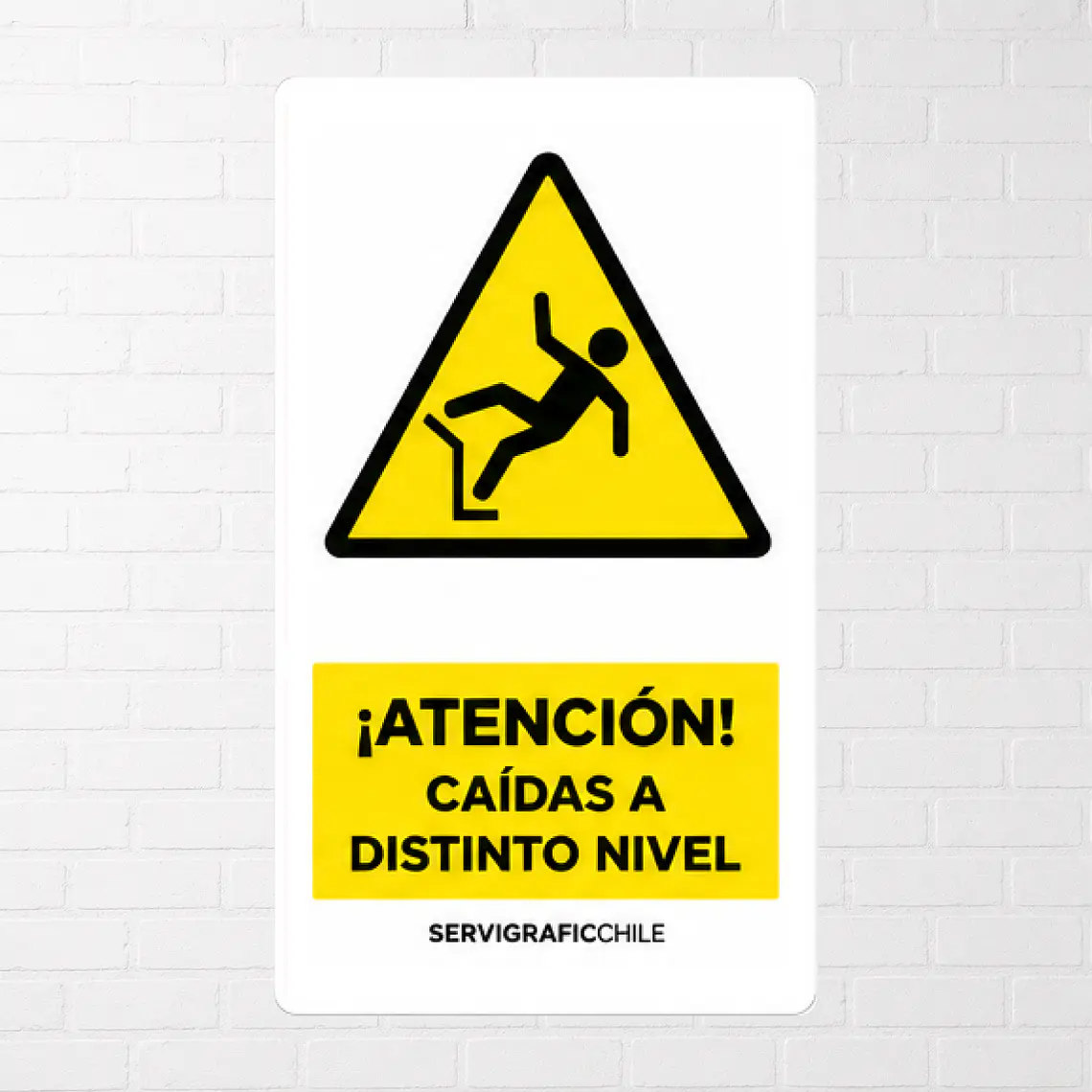 Señalética Atención Caída a Distinto Nivel 1