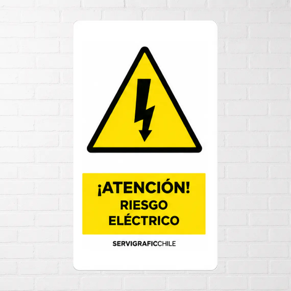 Señalética Atención Riesgo Eléctrico 1