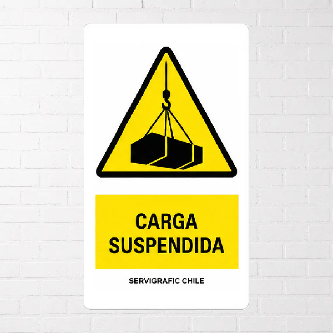 Señalética Carga Suspendida 1