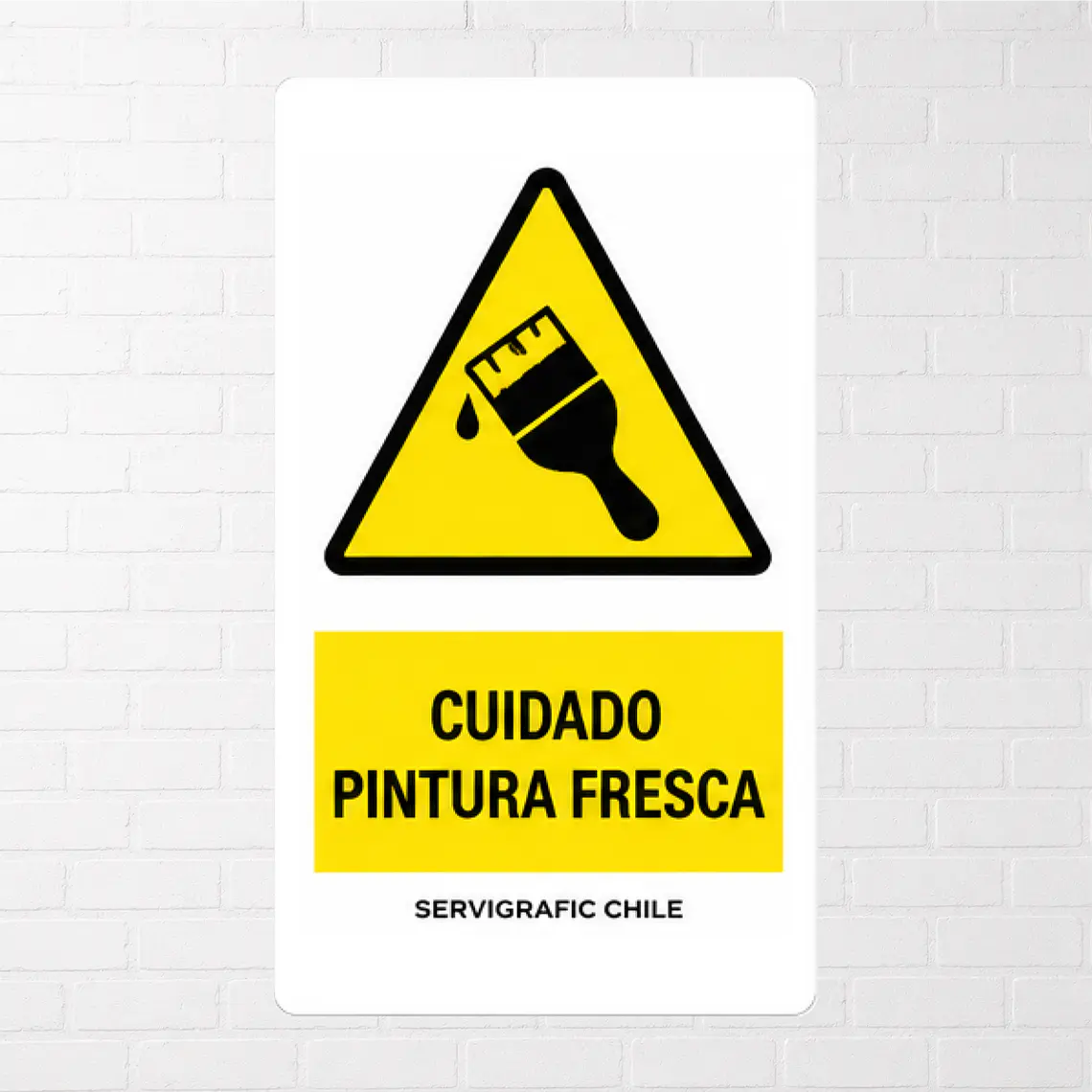 Señalética Cuidado Pintura Fresca 1