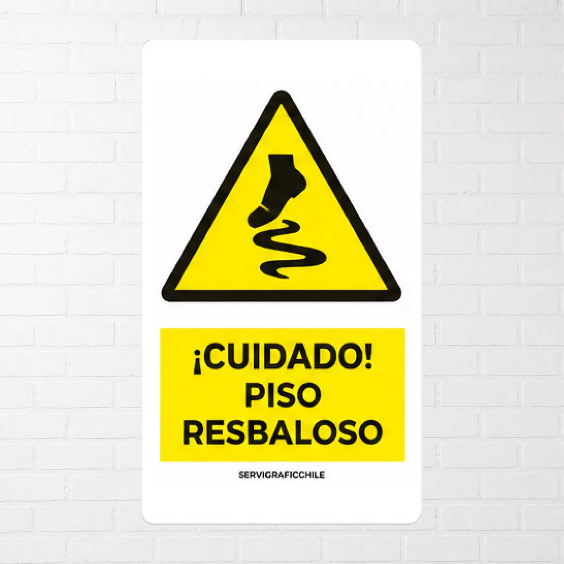 Señalética Cuidado Piso Resbaloso 1