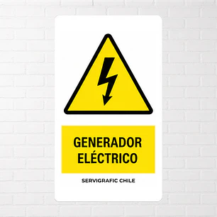 Señalética Generador Eléctrico