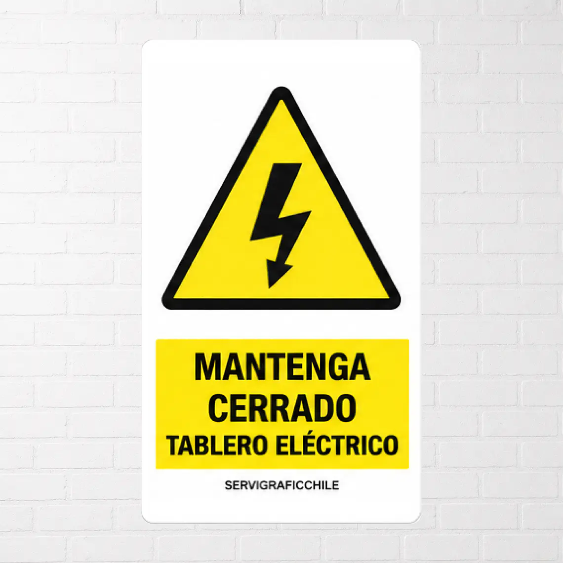 Señalética Mantenga Cerrado Tablero Eléctrico 1