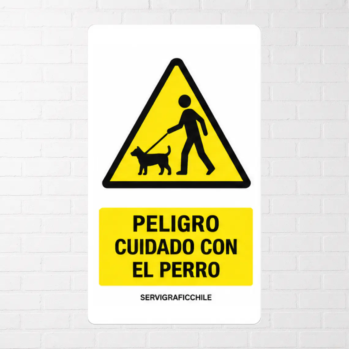 Señalética Peligro Cuidado con el Perro 1