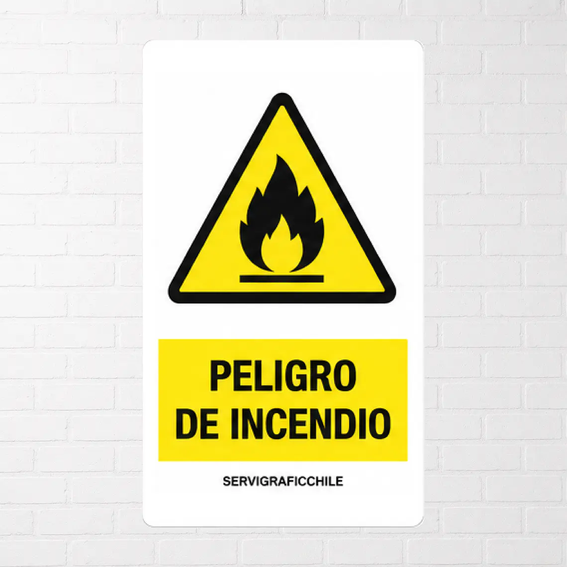 Señalética Peligro de Incendio 1