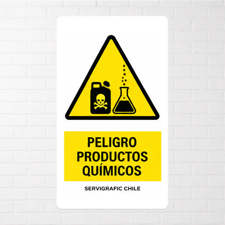 Señalética Peligro Productos Químicos 1