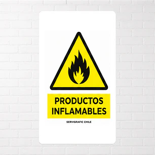 Señalética Productos Inflamables