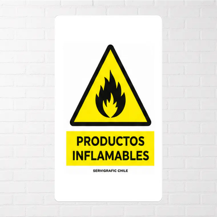 Señalética Productos Inflamables 1