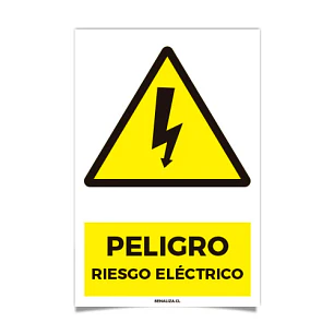 Señalética Peligro Riesgo Eléctrico