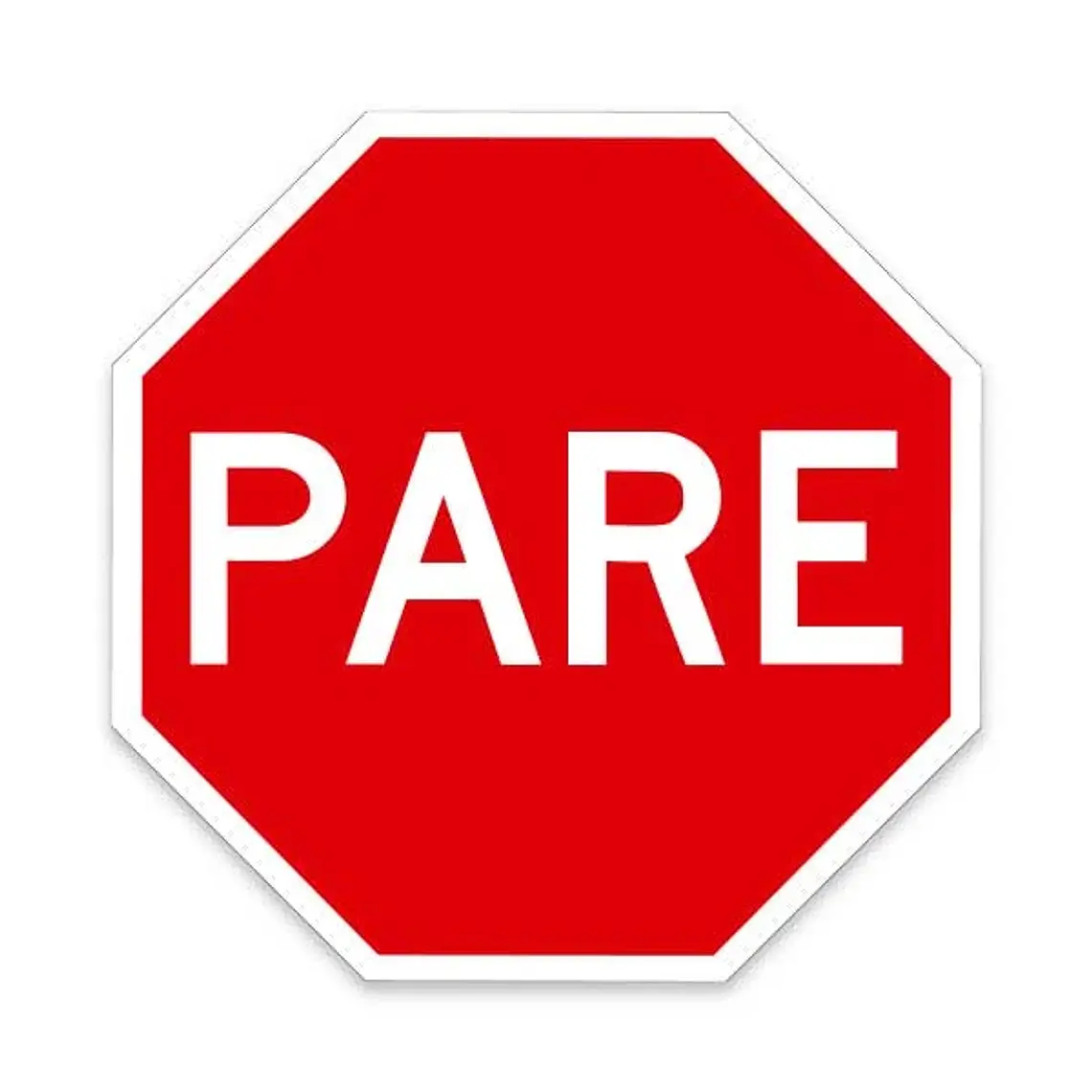 Señalética PARE 1
