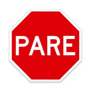 Señalética PARE