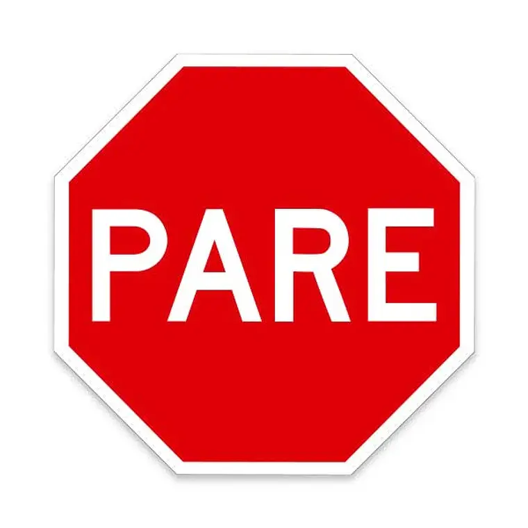 Señalética PARE 1