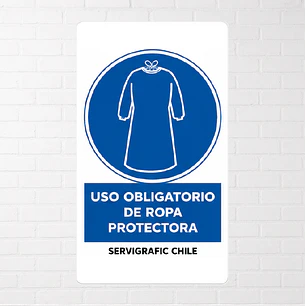 Señalética Uso Obligatorio de Ropa de Seguridad