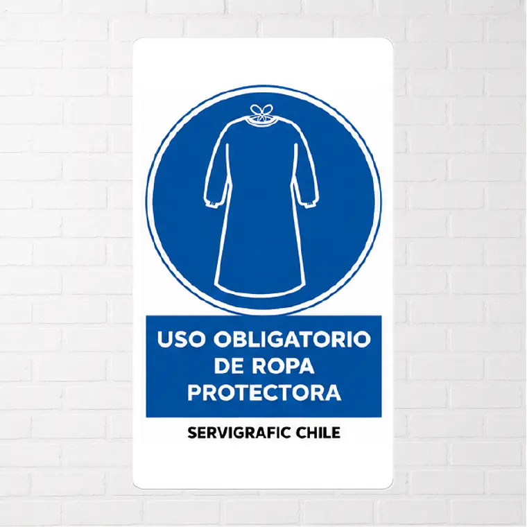 Señalética Uso Obligatorio de Ropa de Seguridad 1
