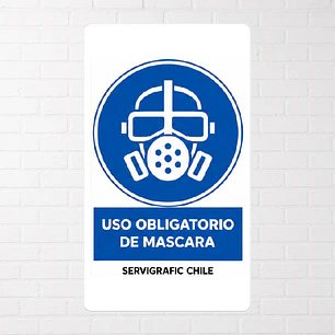Señalética Uso Obligatorio de Máscara
