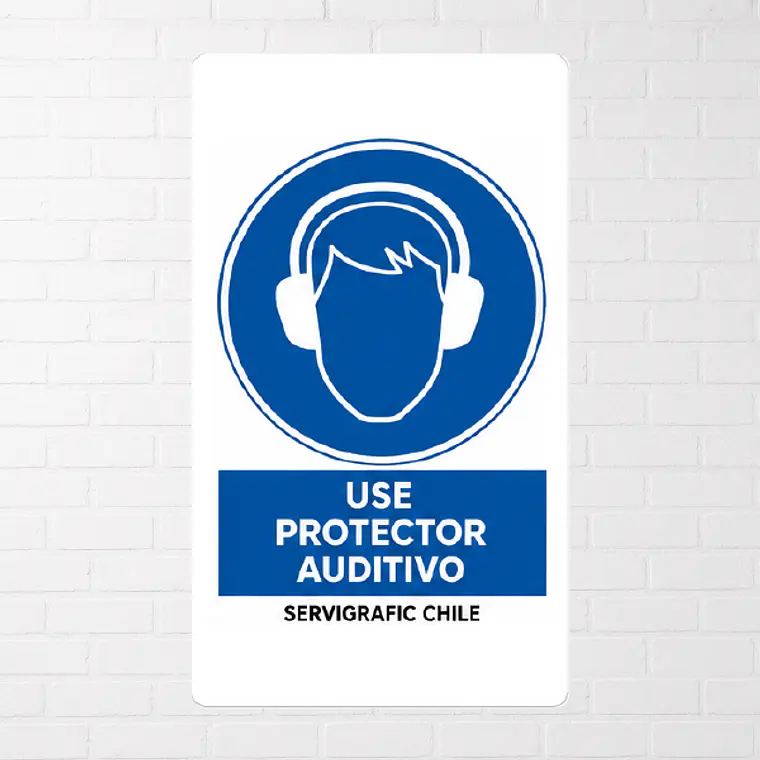 Señalética Uso Obligatorio de Protector Auditivo 1
