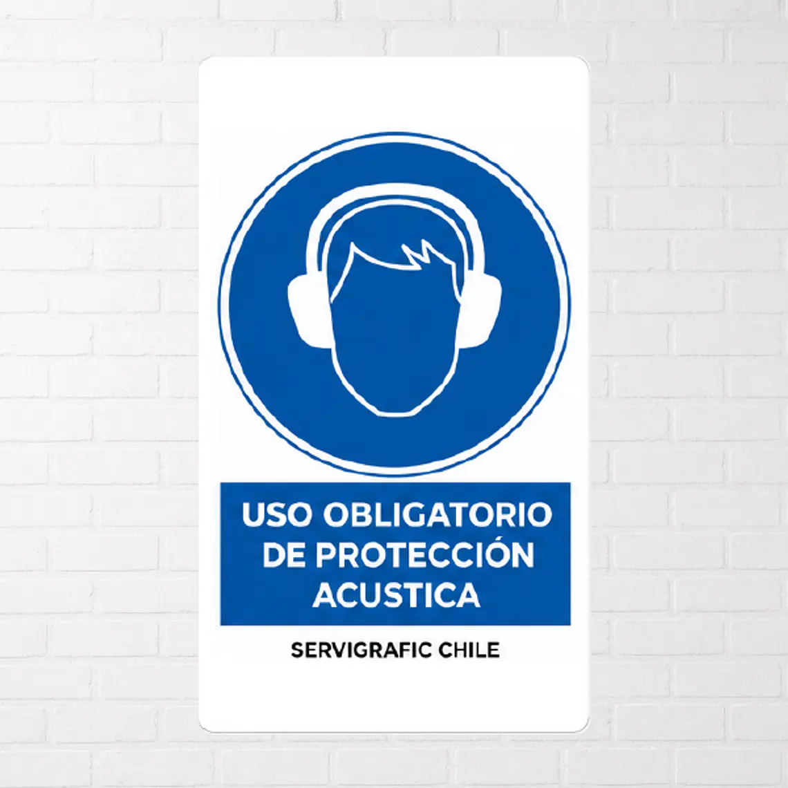 Señalética Uso Obligatorio de Protección Acústica 1
