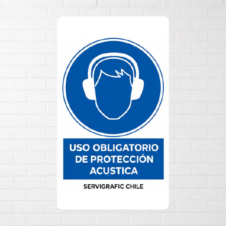 Señalética Uso Obligatorio de Protección Acústica 1