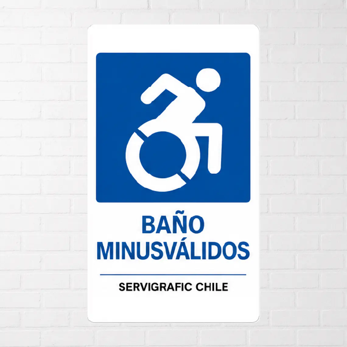 Señalética Baño Minusválidos 1