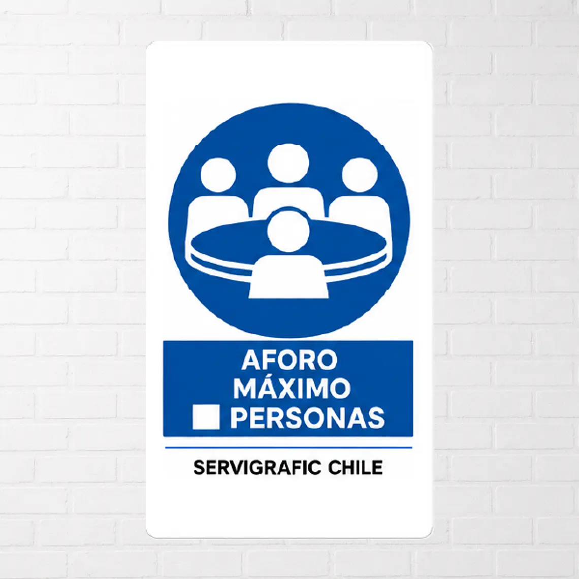 Señalética Aforo Máximo por Persona B 1