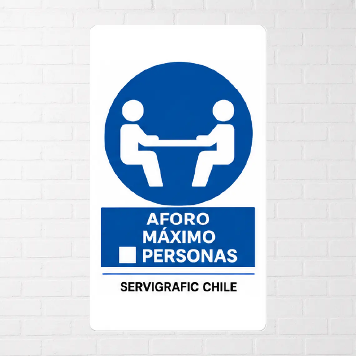 Señalética Aforo Máximo por Persona A 1