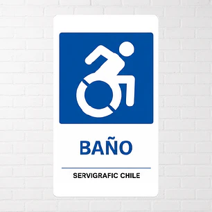 Señalética Baño Discapacitados B