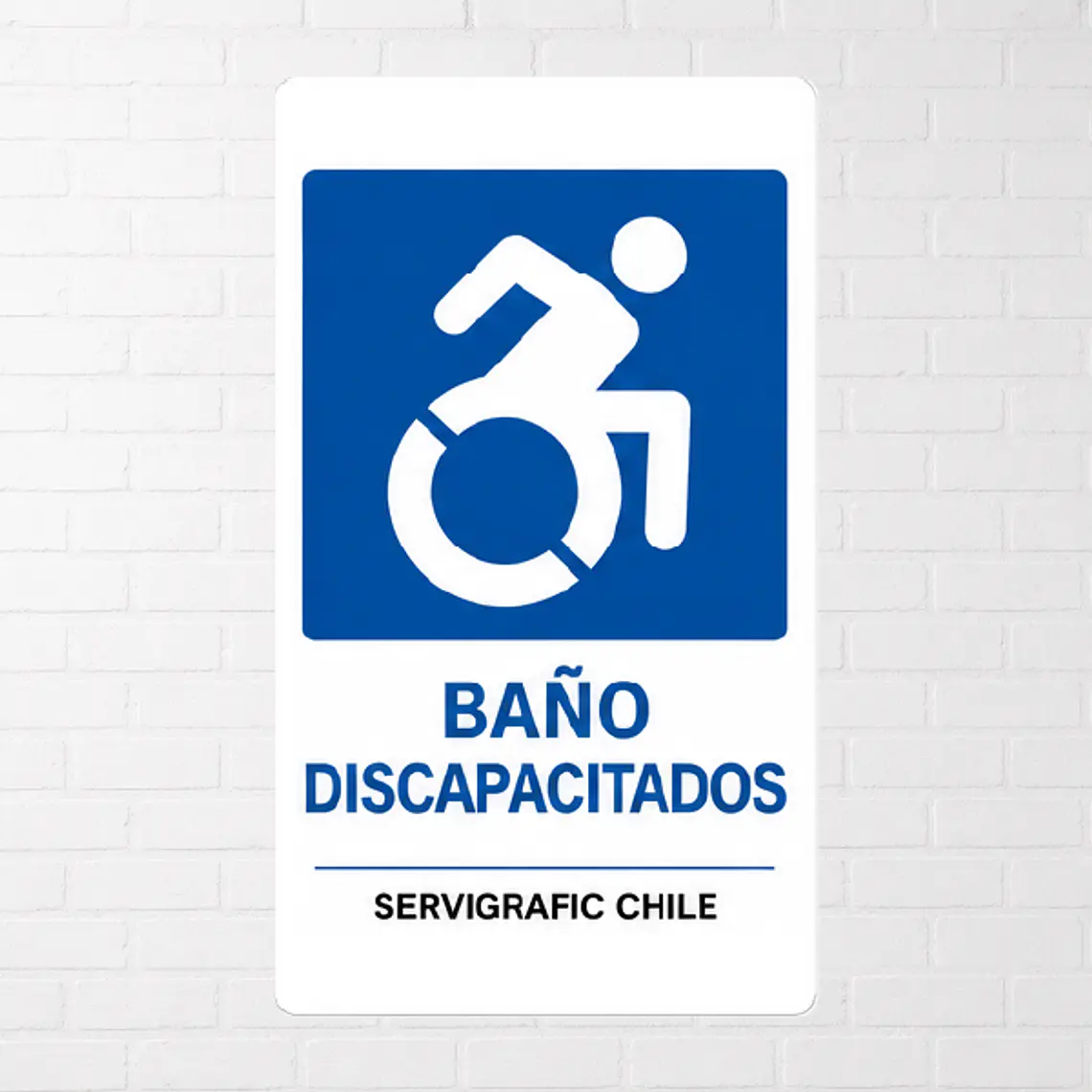 Señalética Baño Discapacitados A 1