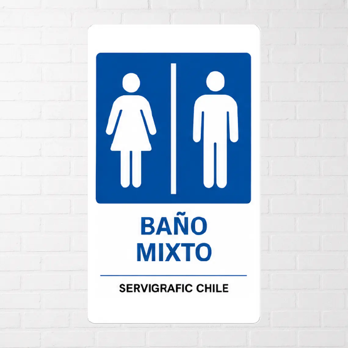 Señalética Baño Mixto 1