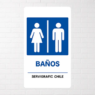 Señalética Baños
