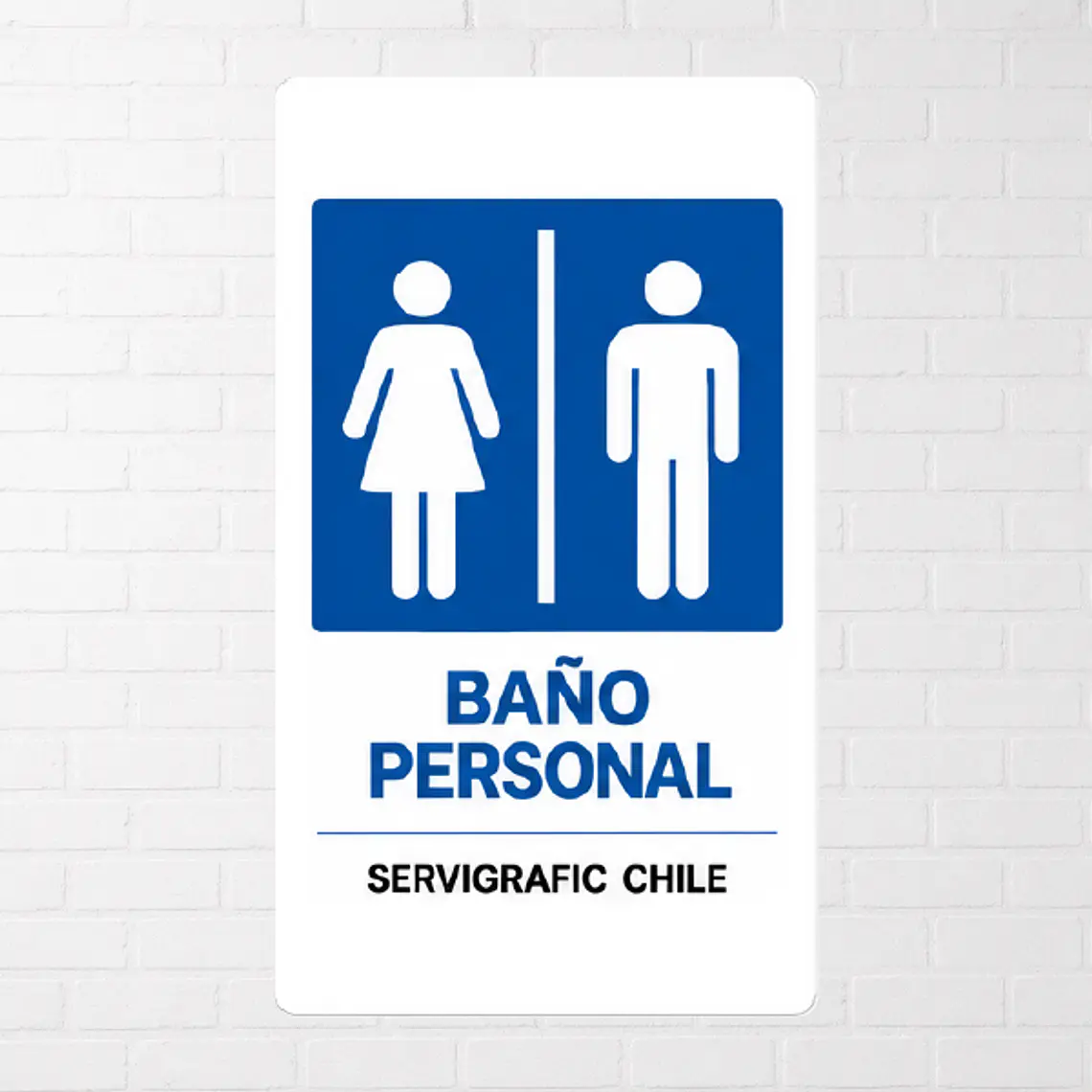 Señalética Baño Personal 1